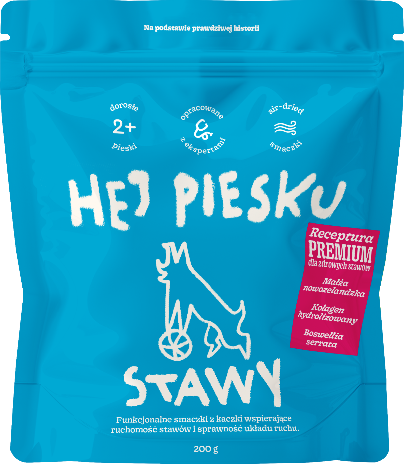 Hej Piesku Stawy — funkcjonalny smaczek z kaczką